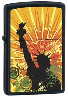 Original Zippo Feuerzeug Statue Of Liberty