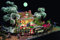 Lemax Christmas Village 34685 - Binario Dritto per Christmas Express, Set da 2