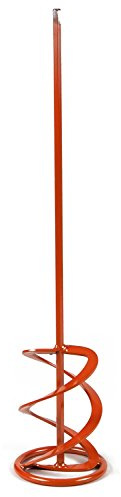 Helix Mixing Paddle 100mm x 500mm x 8mm HEX Shank Mixer, Plaster, Render Whisk, Stirrer PROPER-TOOLS (P42/1187)