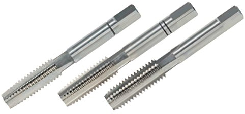 VÖLKEL Handgewindebohrer 3-tlg. Satz DIN 352 HSS-G - UNC 1/4 x 20