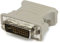Adaptare VGA femelle (24 + 1 broches mâle/15 broches Femelle) DVI-I vers VGA gris