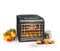 Klarstein Dörrautomat, Dörrgerät, Food Dehydrator, Dörrautomat aus Metall, Dehydrator Food Dryer, 6 Ablagen, 500 Watt, Touch-Display, Timer, Edelstahlheizelement, HotAir Circulation System, Schwarz