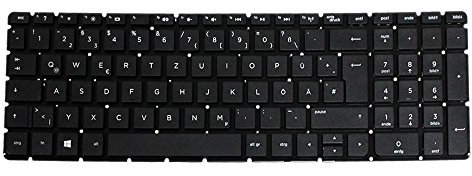 Gintai Teclado QWERTZ Repuestos para HP Pavilion 15 15-ac102ng de 15 ac105ng ac126ng de 15 ac167ng 15