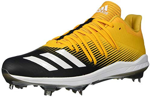 adidas Herren Adizero Afterburner 6 Stollen Turnschuh, Collegiate Gold/FTWR White/Core Schwarz, 43 1/3 EU