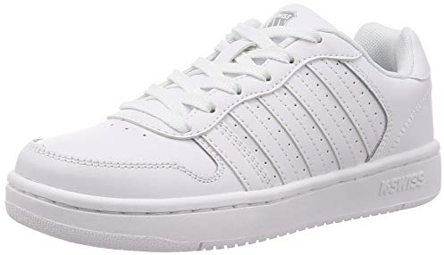 K-Swiss Damen Court Palisades Sneaker, White/Gray, 40 EU