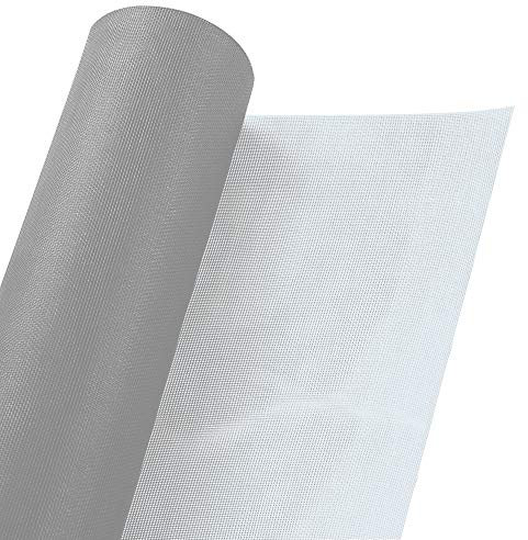 Moustiquaire pour porte PALMAT en aluminium, empêche les mouches, les moustiques et les insectes d'entrer – pour les fenêtres, les portes et le modélisme (100 x 120 cm)