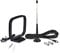 Bingfu FM Radio Antenna with Magnetic Base and AM Loop Aerial for Denon Pioneer Marantz Indoor Digital HD Radio FM Bluetooth Stereo Receiver AV Audio Vedio Home Theater Receiver Tuner