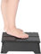 FTVOGUE Taburete plegable con escalón plegable de plástico para entrar en el coche, en una bañera o en una puerta, hasta 300 libras, 38 x 21,5 x 13 cm, negro