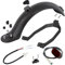 M365Lyon - Garde-Boue Roue Arrière Compatible avec Trottinette Electrique Xiaomi M365 et Pro (Noir)