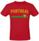 EM Fan Shirt Deutschland Europameisterschaft 100% Baumwolle T-Shirt Rundhals Fanartikel Alle Größen Herren Damen Fan-Shirt, Größe wählen:L, Land wählen:Portugal