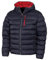 Calvin Klein Mens Veste Jacquard tissée San Gabriel - Marine/Rouge - L
