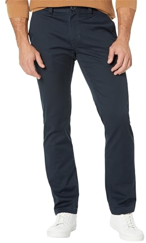 Volcom Frickin Pantalon Chinois Moderne Stretch, Bleu Marine foncé 1, 33W x 32L Homme