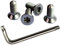 4PCS N10648301 Rotor Screws for Brake Discs Compatible with Audi VW & Volkswagen