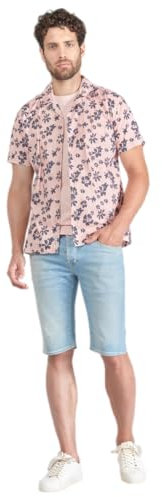 Le Temps des Cerises Chemise Postir Rose à Motif Fleuri