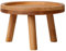 Graootoly Support en bois pour pot de fleurs - Tabouret haut pour balcon - Étagère ronde pour intérieur et extérieur