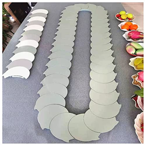 Drehbarer Langer Tisch Servierplatte Drehbar Manuelles Esstablett Abnehmbare Modulare Drehplatte Längenverstellbarer Ovaler Esstisch (1/1,2/1,4/1,6/1,8/2m)