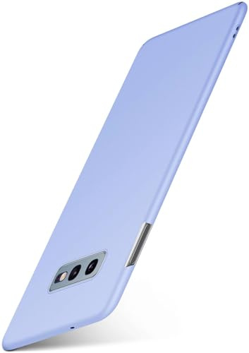 moex für Samsung Galaxy S10e Hülle Ultra Dünn, Schutzhülle mit erhöhtem Kameraschutz, Slim Cover Hardcase Backcover, Dünnste Handyhülle Minimalistisch Alpha Case, Pastell Flieder