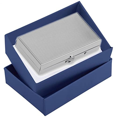 SILBERKANNE Pillendose 2 Fächer Hanau 5,5 x 3,0 cm x 1,3 cm Premium Silber Plated edel versilbert in Top Verarbeitung