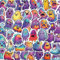 50 Stück Gespenst Aufkleber Auto Laptop Telefon Gitarre Skateboard Motorrad Fahrrad Ghosts Stickers Set Vinyl Wasserdicht Aesthetic Aufkleber für Jugendliche Kinder Erwachsene