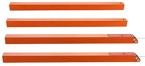 VEVOR Système Assistance Aide au Levage pour Hayon de Remorque 2 Côtés, Charge 163 kg pour Hayons et Rampes de Remorque Utilitaire Ouverte Hauteur Rail Latéral 25,4-61 cm Portail ou Rampe 1,22-1,83 m