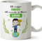 MUGFFINS Tazas Personalizadas para AMIGO - En Español - Eres Mejor del Mundo - 11 oz / 330 ml - Regalo personalizable original y divertido