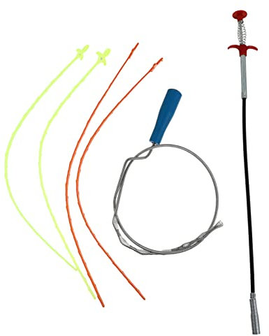 BESTonZON Drain Tool Hair Tool Plumbers Snake Hair Drain Unblocker Cleaners for Kitchen Sink Bathroom Bathtub