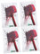 UKCOCO 4 Blätter Wandtattoo Halloween- Vampir-Party-Aufkleber entfernbare Wandaufkleber Ornament Halloween-Deko-Zubehör gruselige Abziehbilder Fenster schmücken Wandschmuck 3d