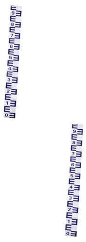 Mikikit 2st Werkzeug Zur Wasserstandsmessung Tiefe Erinnerungen An Wasserknappheit Wasserdicht Messaufkleber Für Wasserstand Wasserfeste Aufkleber Klebelehre Wasserstandswerkzeug Film