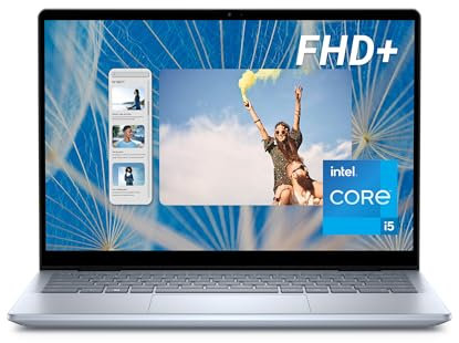 Dell Inspiron 14 7440 2-en-1-14.0'' Full HD+ 60 Hz Écran Tactile Intel Core i5-1334U 16 Go RAM 512 Go SSD Graphiques Intel Iris XE Windows 11 Home - Clavier rétroéclairé AZERTY - Aluminium Glacé