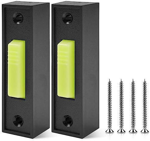 Briaatt 2 StüCk Universal Garagen ÖFfner Schalter 41A4166 Beleuchteter an der Wand Montiert Druck Knopf Schwarzes Beenden mit WeißEr Mitte