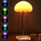 YOUYIKE LED Fantasy Quallenlampe, RGB Gradient Jellyfish Nachttischlampe, Intelligente Quallenlampe mit Sprachsteuerung und Tentakel, Aufladbar Quallenlampe Stimmungslicht für Haus Zimmer Dekor
