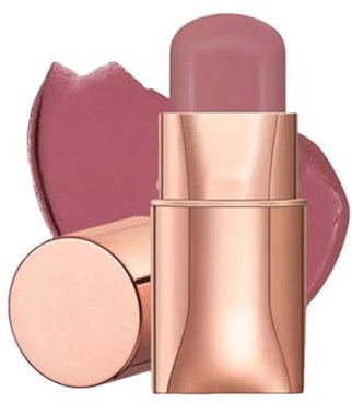 Blush Stick, Cream Blush Stick, Blush Cream On Lips And Cheeks, Milk Jelly Blush, Pigmented Matte Finish For Natural Colour, Creamy Highly Pigmented Highlighter Blush (01, 1PCS)