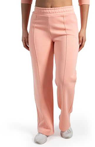SMILODOX Jogginghose Damen Milea, Weit geschnittene Lounge-Hose mit elastischem Bund und Ziernähten für einen sportlichen-modernen Look, Bequeme Damenhose, Sweatpants für Alltag & Sport