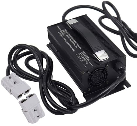 HYDTGZ Chargeur de Batterie pour Chariot Élévateur Chargeurs de Batteries Plomb Acide avec Prise Anderson 50 A pour Chariots Élévateurs Électriques, Transpalettes et Autolaveuses,48v 20a
