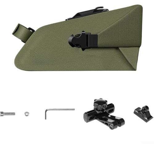 Honseadek Fahrradsatteltasche mit Schnellentriegelung und vollständig wasserdichten und reflektierenden Streifen, entworfen mit 1 3 l/1 5 l Kapazität für den Transport von Werkzeugen und Zubehör (1,3