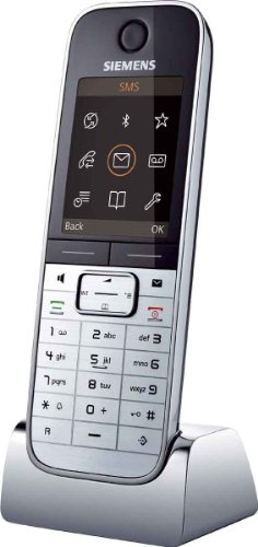 Gigaset SL78H Mobilteil mit Ladeschale, metall/schwarz