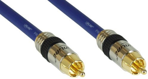 InLine 89803P 3 m RCA RCA blau Kabel Video Composite