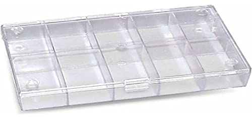 Hüfner Dübel Sortimentskasten (L x B x H) 164 x 31 x 101 mm Anzahl Fächer: 10 feste Unterteilung 1 St., 816566