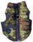 ROSENICE Hundeweste, Hundegeschirr, Jacke, Baumwolle, gepolstert, Größe S (Camouflage)