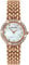 Sekonda Ladies' Rose Gold Plated Stone Set Bracelet Watch