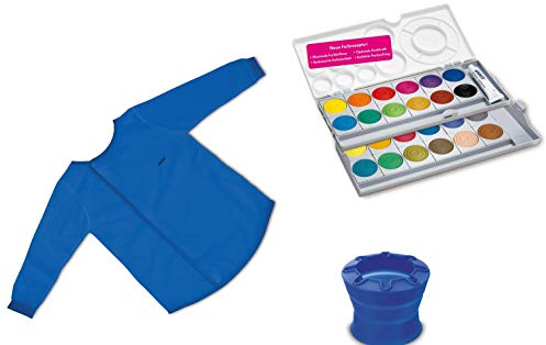 Lamy Deckfarbkasten 24er Aquaplus, Modell 510 (3er Set Blau, Deckfarbkasten)