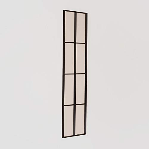 SKLUM Espejo de Pared en Metal Efecto Ventana (40x130 cm) Rania -