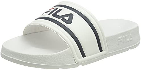 Fila Morro Bay Slipper Tdl, Ciabatte Unisex - Bambini e ragazzi, Bianco, 26 EU