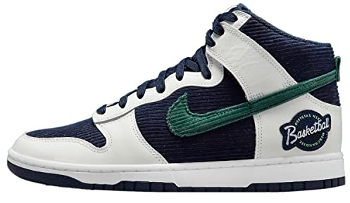 Nike Dunk High Black White (2021), Stilcode: DD1399-105, College Navy Noble Green, 12