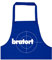 Dressfactor Grillschürze für Männer | Bratort | Grill-Schürze mit Spruch lustig BBQ Grillen Uni Farbe Royalblau
