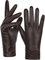 GSG SINCE 1998 Echtes Lammfell Lederhandschuhe für Damen Warm Gefütterte Touchscreen Winterhandschuhe Dunkelbraun XL