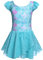trudge Kinder Ballettkleidung Mädchen Ballettkleid Kurzarm Balletttrikot Ballettanzug Tanzkleid Tanzbody aus Baumwolle mit Chiffon Rock Tütü Muster 4 130