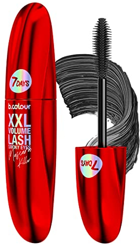 7Days Mascara Noir Pour Le Volume Et La Longueur Des Cils - Formule Allongeante Longue Tenue - Mascara Volumisant Pour Le Maquillage Des Yeux - Cils Longs Sans Flocons