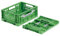 DIE BOX FABRIK Gemüse/Obstkiste klappbar 400x300x160 mm | Klappbox durchbrochen | Stapelbox für Obst- und Gemüse | Klappkiste | Transportbehälter (2)