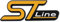 Emblem Auto Aufkleber für ST LINE, 3D Emblem Aufkleber Auto Sticker Metall Side Logo Heck Logo Tür Aufkleber Zubehör,D